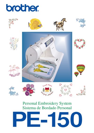 Brother PE-150 Personal Embroidery System User Manual - cover page