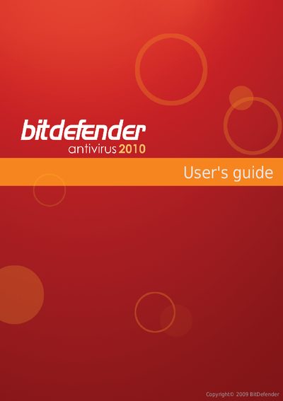 BitDefender Antivirus 2010 User Manual