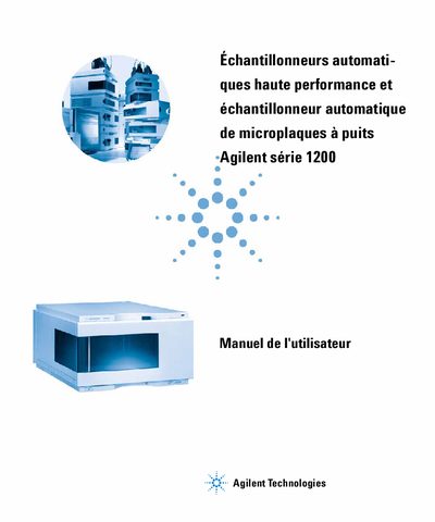 Agilent 1200 Series Automatic Samplers and Microplate Sampler User Manual - cover page