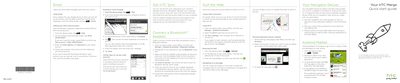HTC Merge Quick Start Guide - cover page