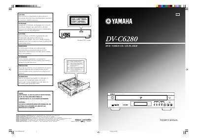 Yamaha DV-C6280 DVD/Video CD/CD Player Owner's Manual - cover page