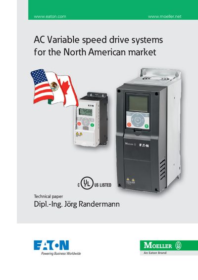 Eaton AC Variable Speed Drive Systems Technical Paper - cover page