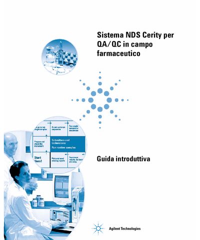 Agilent NDS Cerity Pharmaceutical QA/QC Introductory Guide - cover page