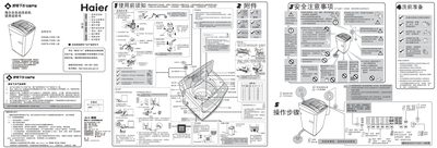 Haier XQS60-T1028 LM / XQS60-J1028 LM / XQS70-J1028 LM Washing Machine User Manual - cover page