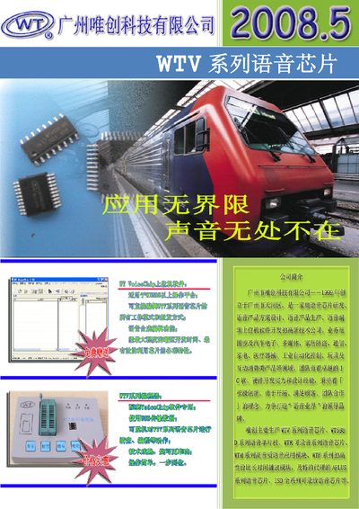 Weichuang WTV Series Voice Chip Manual - cover page