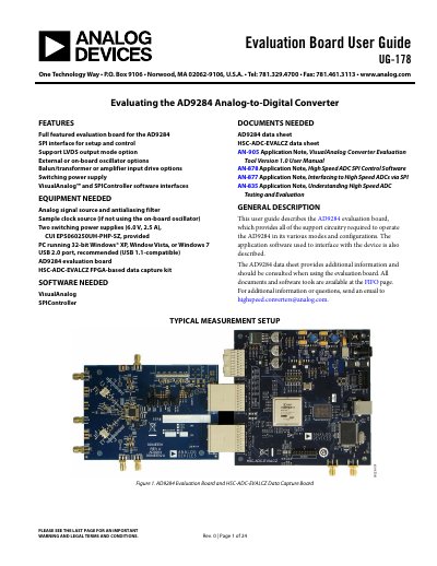 ANALOG DEVICES UG-178 handbook