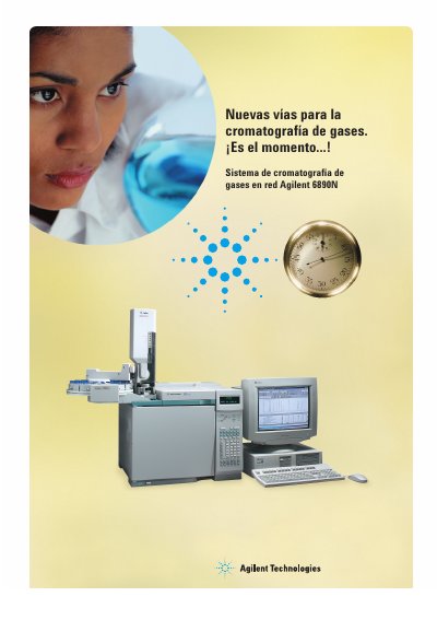 Agilent 6890N Network Gas Chromatography System Product Leaflet - cover page