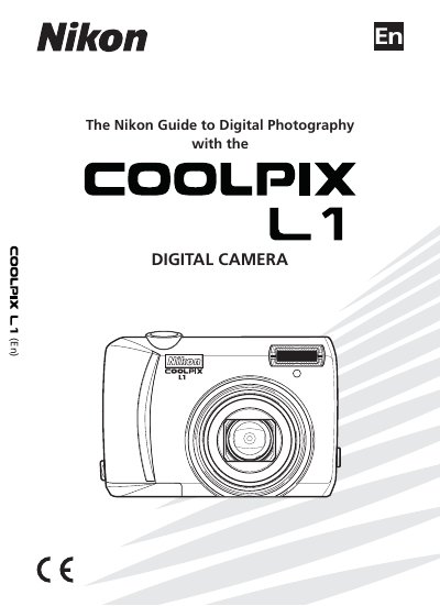 Nikon COOLPIX L1 Digital Camera User Manual - cover page