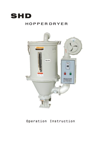 SHD Hopper Dryer Operation Instruction