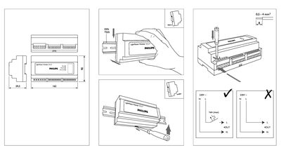 Philips LRC5423 Lightmaster Modular 4-Out Controller Datasheet - cover page