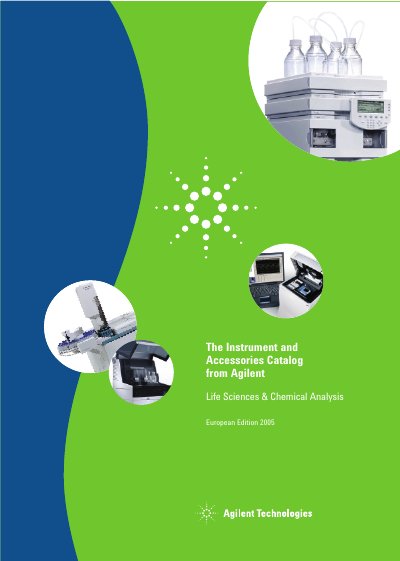 Agilent 6890N Gas Chromatography System Catalog - cover page