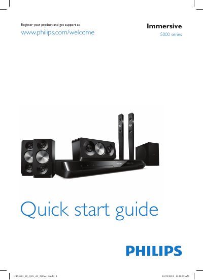 PHILIPS 5000 series Quick start guide(1)(1) - cover page