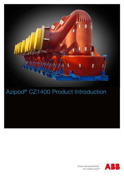 ABB CZ1400 Product Introduction Manual - cover page