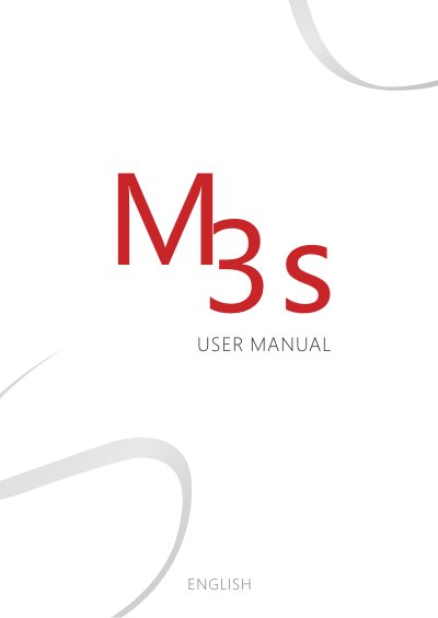 Shanling M3s Portable Music Player User Manual