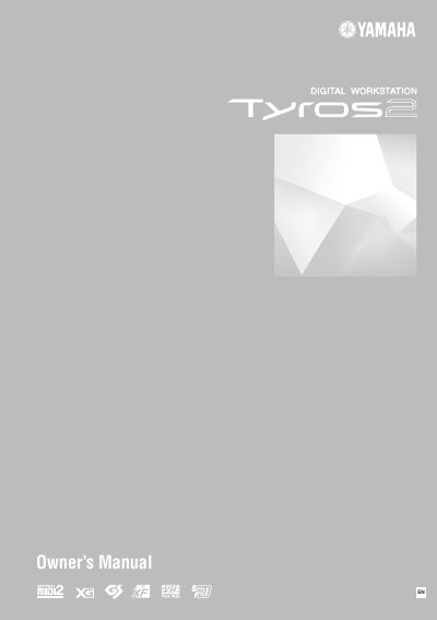 Yamaha Tyros2 Owner's Manual