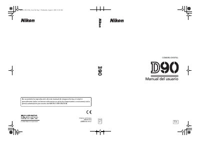 Nikon D90 Digital Camera User Manual - cover page