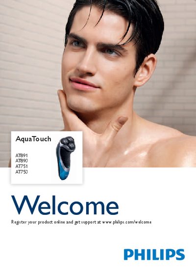 PHILIPS AT891 AT890 AT751 AT750 user manual - cover page