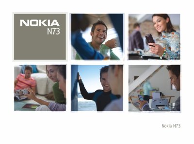 Nokia N73 User Guide - cover page
