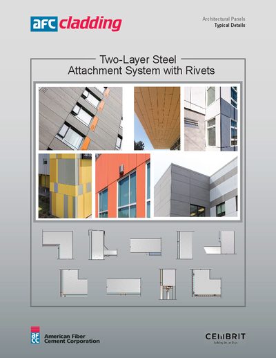American Fiber Cement Two-Layer Steel Attachment System Installation Guide - cover page