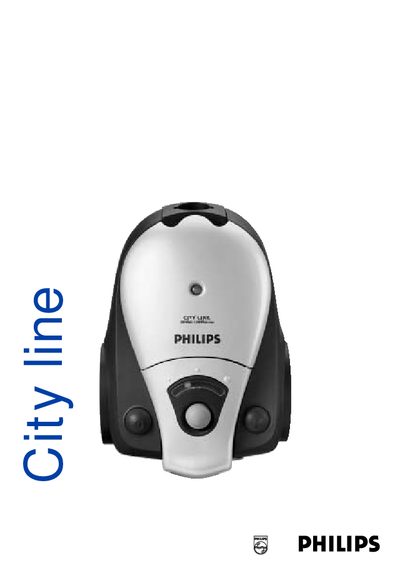 Philips City Line Vacuum Cleaner User Manual - cover page