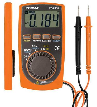 Tenma 72-7935 Digital Multimeter Operating Manual - cover page