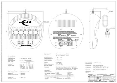 ANSMANN Energy 16 Datasheet - cover page