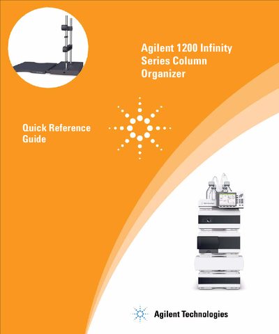 Agilent 1200 Infinity Series Column Organizer Quick Reference Guide
