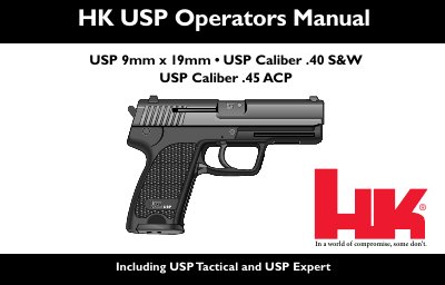 Heckler & Koch USP Operators Manual