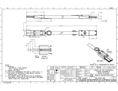 Molex SD-74547-100 Selection Guide