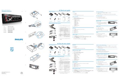 Philips CE131 CD Player Quick Start Guide