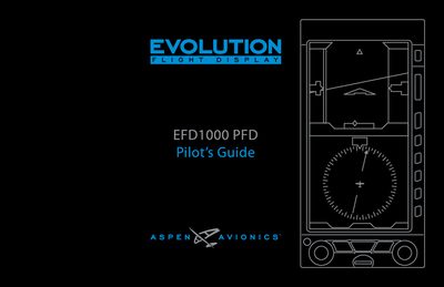 Aspen EFD1000 Primary Flight Display Pilot’s Guide - cover page