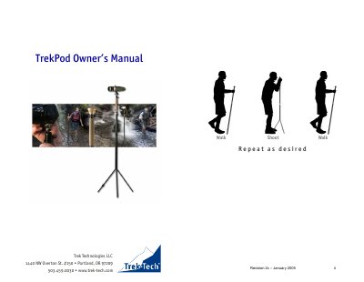 Trek Technologies TrekPod Owner's Manual - cover page