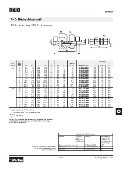 ERETO RHD Technology Data Sheet - cover page