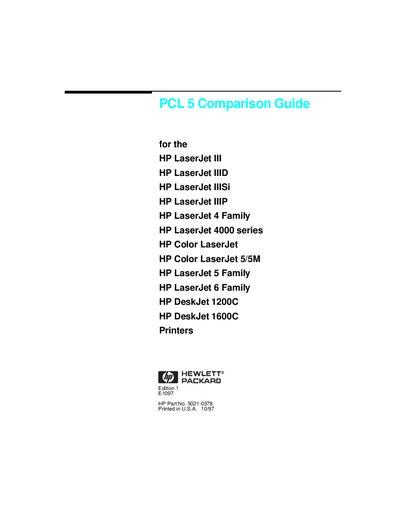 HP LaserJet III/IIID Printer User Manual - cover page