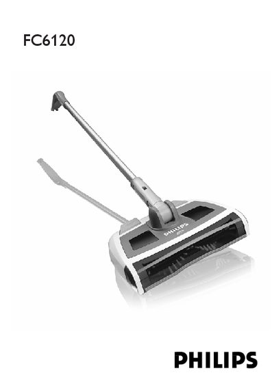 Philips FC6120 Vacuum Cleaner User Manual - cover page