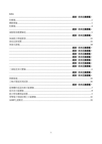 ECP 750 Gyroscope Asset Register - cover page