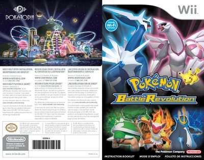 Nintendo Pokémon Battle Revolution User Manual - cover page