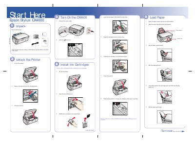 Epson Stylus CX4600 User Manual - cover page