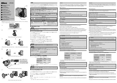 NIKON UR-E3 Manual - cover page