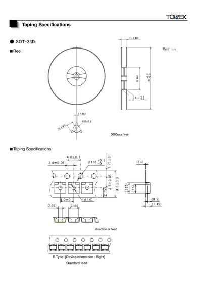 TOREX SOT-23 Manual - cover page
