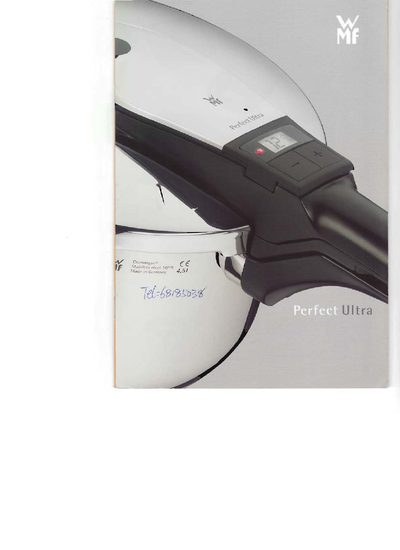 Perfect Ultra Pressure Cooker Manual - cover page