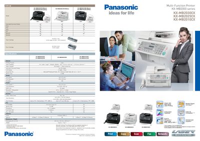 Panasonic KX-MB2030CX/KX-MB2025CX/KX-MB2010CX Manual