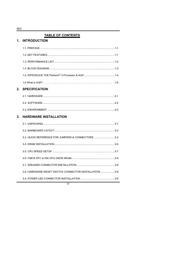 6EX Motherboard User Manual - cover page