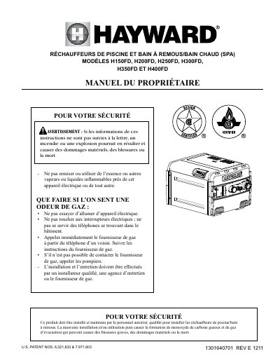 HAYWARD H150FDN manual(1)