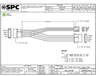 SPC SPC19798 Datasheet - cover page