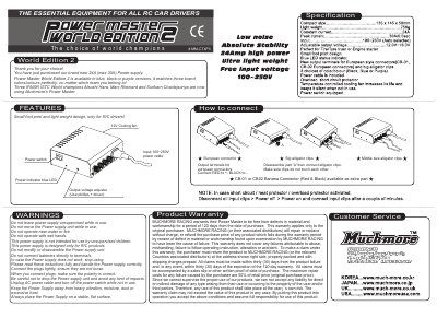 POWER MASTER WORLD EDITION 2 MM-CTXP3 - cover page