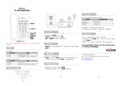 Escene HS118v2 IP Phone Quick Start Guide
