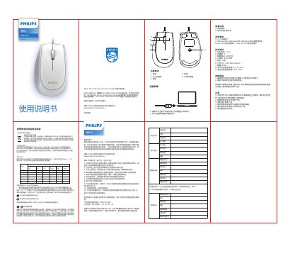 Philips SPK7327 3000 Mouse User Manual - cover page