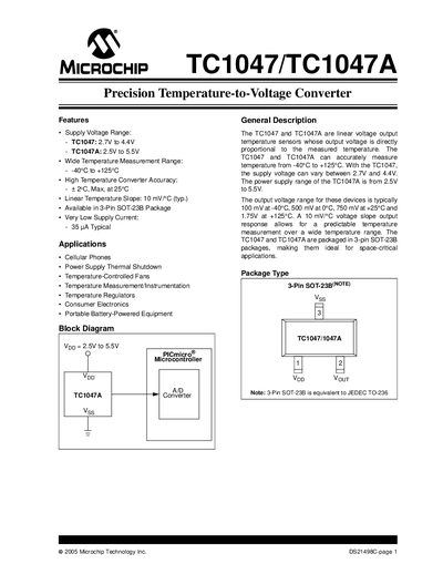 MICROCHIP AD8517/AD8527 Manual - cover page