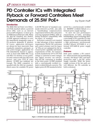 Linear Technology LTC4269 PoE+ PD Controller Application Note